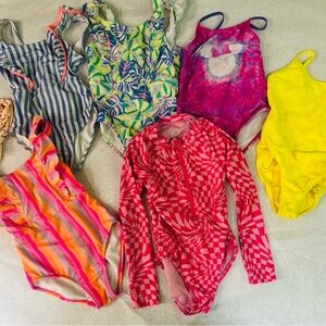 Colorful Kids One Piece Swimsuit Collection